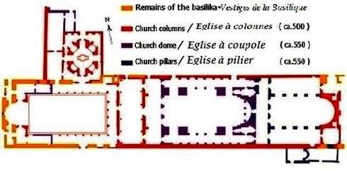 CHURCH OF MARY-DOUBLE CHURCH -Plan